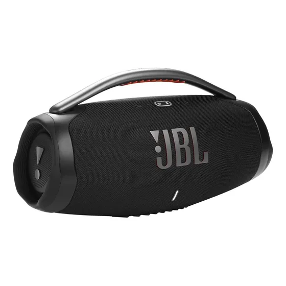 Caixa de Som JBL Boombox 3 Bluetooth Portátil, Preta e À Prova D'Água