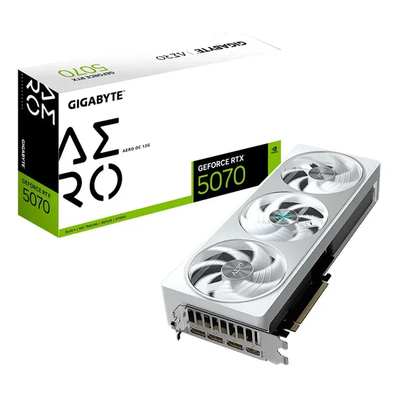 Placa de vídeo Gigabyte Rtx 5070 Aero Oc 12gb Gddr7