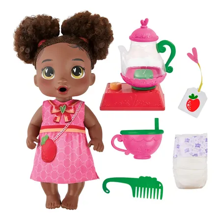Boneca Baby Alive Berry Boo Festinha Do Chá G0610 Hasbro Com 6 Acessórios
