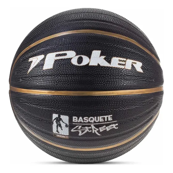 Bola De Basquete Poker Street N°7 Pt/dou