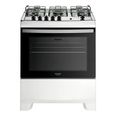 Fogão A Gás Dako Supreme 5 Bocas Tc Com Tampa Bco-bivolt