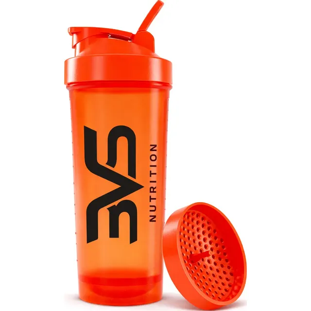 Coqueteleira / Shaker Laranja - Academia 600ml - 3vs Nutrition