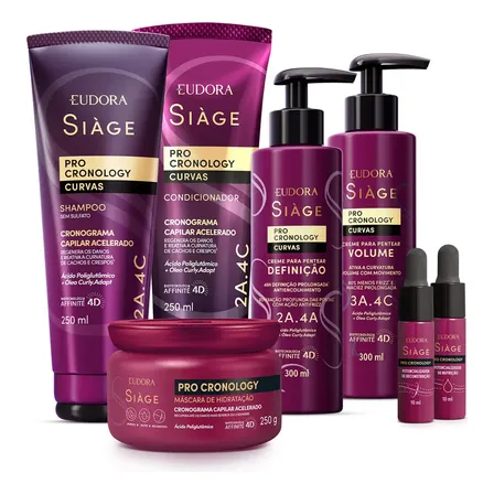 Combo Siàge Pro Cronology Curvas Completo (7 Itens)