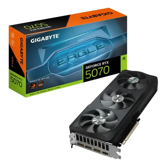 Placa De Vídeo Gigabyte Rtx 5070 Eagle Oc Sff 12gb Gddr7