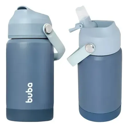 Buba Copo Termico Parede Dupla Com Canudo 20845 Cor Ocean Liso