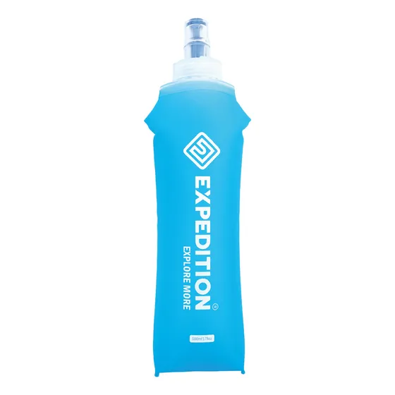 Garrafa De Hidratação Soft Flask Flexível Expedition Azul 500ml