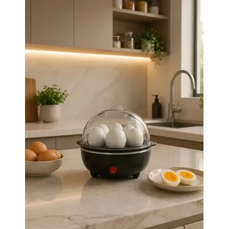 Cozedor De Ovos Elétrico Portátil Cozinha À Vapor Unitermi Preto 220v