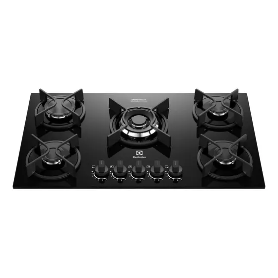 Cooktop 5 Bocas a Gás Mesa Vidro Experience ChamaPrecisa e Multi Chama (KE5GC) Bivolt Electrolux