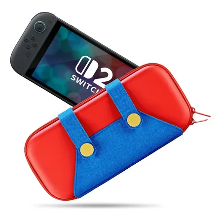 Capa Funlab Para Acessórios Nintendo Switch 2 Vermelho