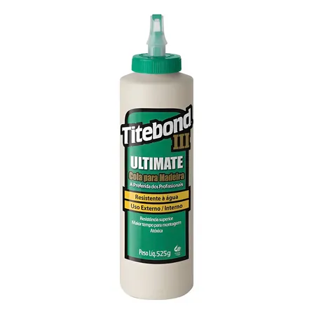 Cola P/ Madeira Titebond 3 Ultimate 525g Resistente À Água