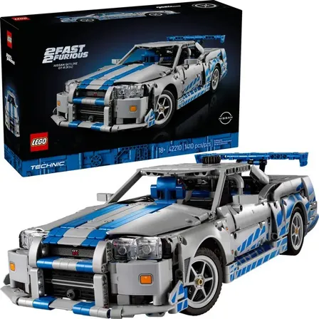 Carro Lego Technic Nissan Skyline Gt-r 2 Fast 2 Furious 42210 1410 Nissan Skyline Gt-r Carro Nissan Skyline Gt-r