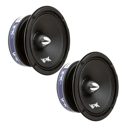 Par Alto Falante Automotivo Qvs Montadoras 6 Pol - 600w Rms Cor Preto