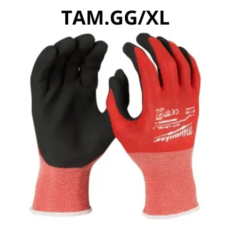 Luva Nitrilica Xl - 48-22-8903 - Milwaukee Gg - Xl Vermelho