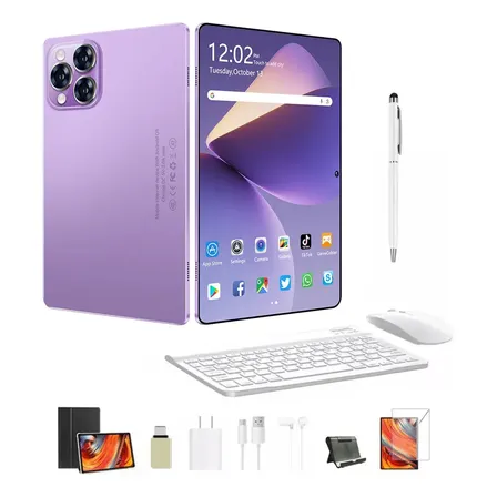 Tablet Hancdon Com Tela De 11.6 E 512 Gb, 16 Gb Ram Para Estudo E Trabalho Cor Roxo Luz Estelar
