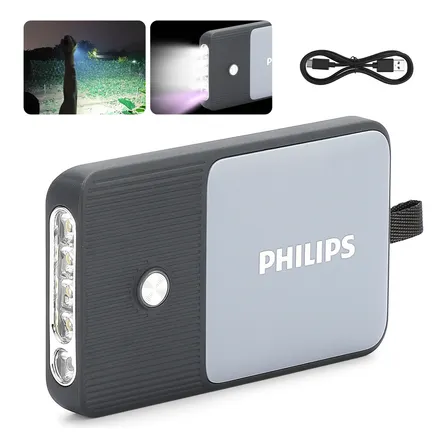 Philips Lanternas Led 350 Lm 1200mah Com Uv Sfl-3403 Preto Branco