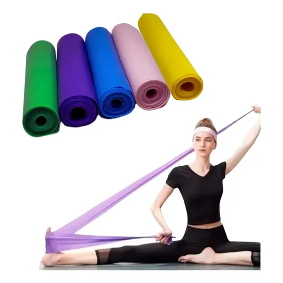 Kit 3 Faixas Elásticas Thera Band Fisioterapia Exercício