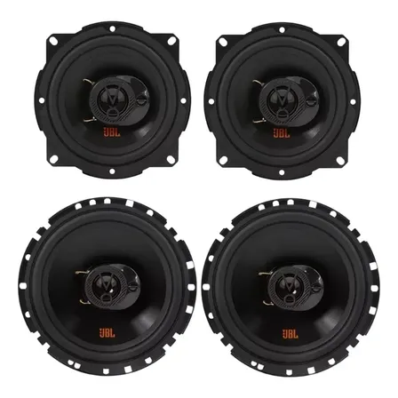 Kit 4 Falantes 5 E 6 Pol Triaxial 200w Jbl Cor Preto