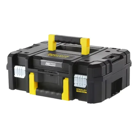 Caixa Para Ferramentas Modular Stanley Pro-stack Capacidade 30 Kg Fmst1-71966 Preto