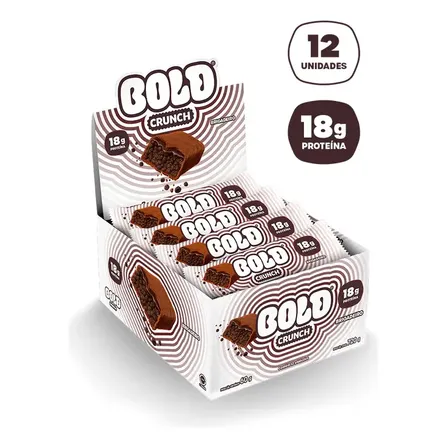 Bold Crunch Brigadeiro 60g Caixa 12 Unidades