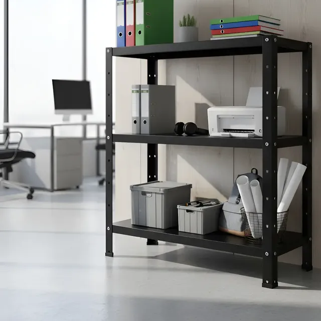 Estante Armario Prateleira De Aço Organizador Multiuso 68cm X 60cm X 28cm 3 Bandejas Resistente