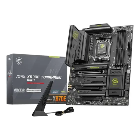 Placa Mãe MSI MAG X870E TOMAHAWK WIFI, AM5, ATX, DDR5, Wi-Fi