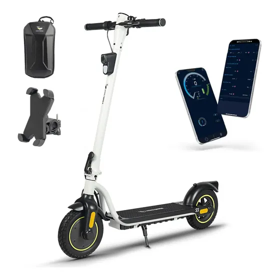 Honeywhale S5 Patinete Elétrico Scooter 450w 32km/h 22km/h Cor White