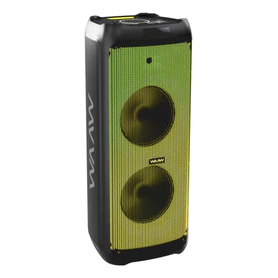 Caixa De Som Tipo Torre Bluetooth Com Painel De Led Flame E 20 Horas De Autonomia Infinite 700 Waaw