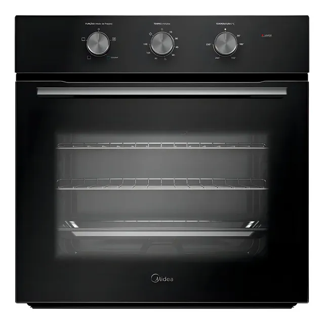 Forno Elétrico De Embutir 68l Midea Preto 220v