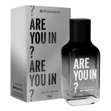 Perfume Masculino Are You In Phytoderm 95ml Amadeirado Eau De Parfum