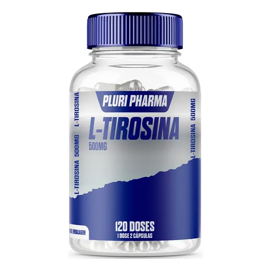 L- Tirosina 500mg C/120 Doses Sabor N/a