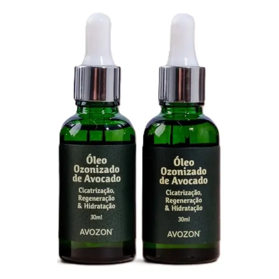 Kit 2 Unidades Óleo De Avocado Abacate Ozonizado Avozon