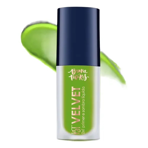 Sombra Liquida Primer Velvet 2x1 Cor Pistachio Bruna Tavares