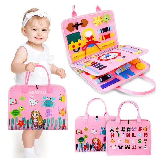 Camewin Maleta Educativa Montessori Sensorial Menino Menina Infantil