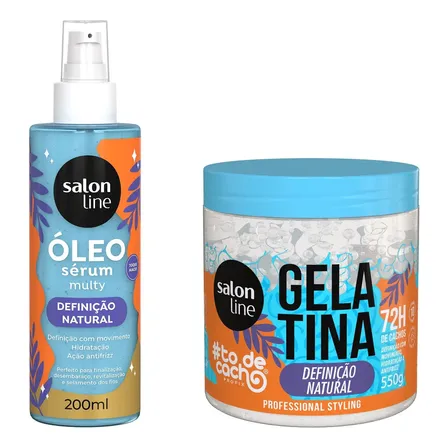 Kit Gelatina + Óleo Definição Natural