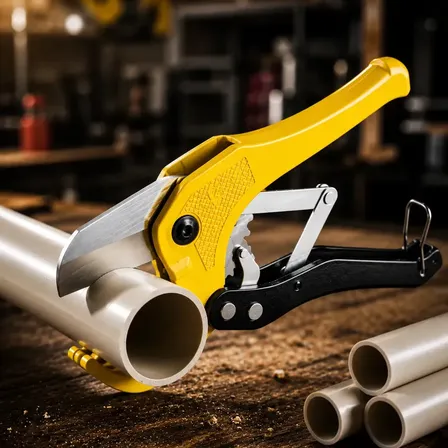 Cortador De Tubo Pvc 42mm Alicate Profissional Catraca Corta Cano