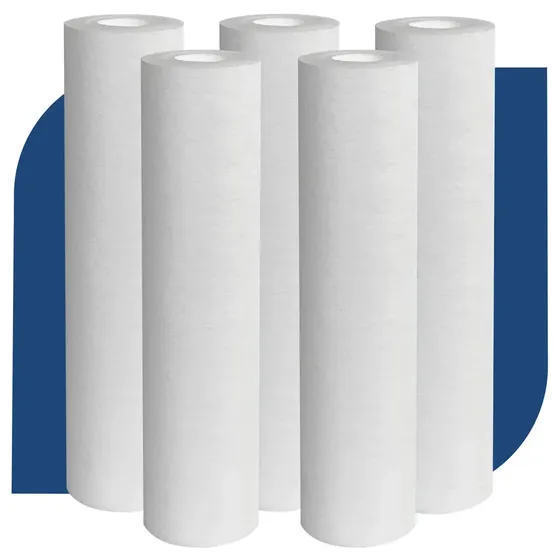 Kit 5x Refil Polipropileno Para Filtros - 5 Micras