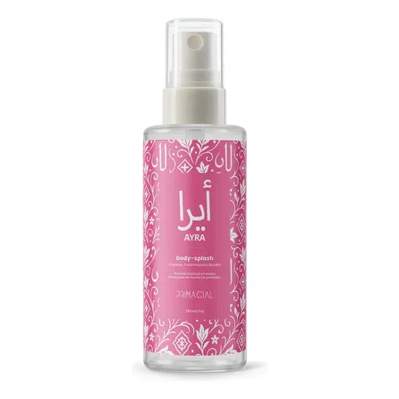 BODY SPLASH FEMININO ARABE AYRA 100ML - PRIMACIAL PERFUME FLORAL