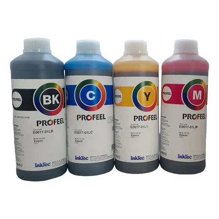 4 Litros Tinta Profeel Inktec E0017 Tinta Preto-amarelo-ciano-magenta