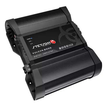 Amplificador Stetsom Vulcan Potencia 2000w Rms 2 Ohms Mono Cor Preto
