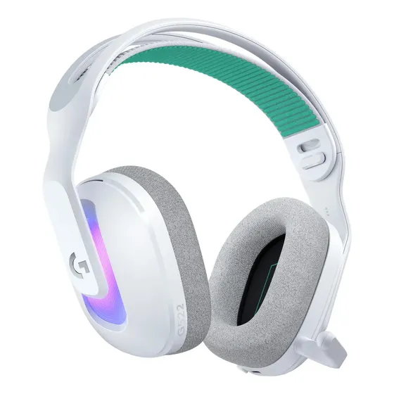 Headset Gamer Sem Fio Logitech G522 LIGHTSPEED - Branco