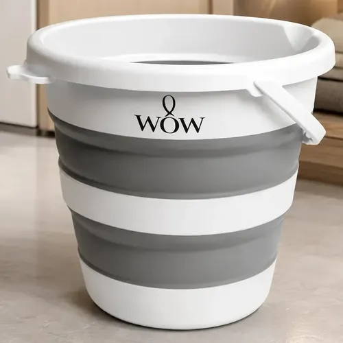 Balde Nobre Retrátil Magico dobrável Flexível Silicone 10L Wow World Of Wonders