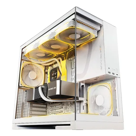 Gabinete Gamer Geometric Future Model 5 Branco