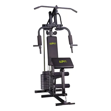 Estação de Musculação Uplift MS 5000 com Banco Scott para Treino de 50 kg
