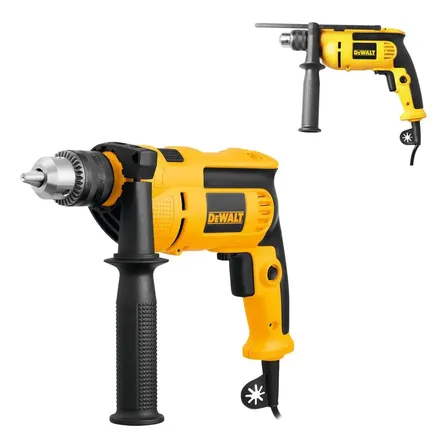 Furadeira De Impacto Dewalt Dwd502-b2 1/2 600w 220v Amarelo 50hz/60hz