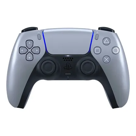 Joystick Sem Fio Sony Playstation 5 Dualsense Ps5 Silver Silver Prateado