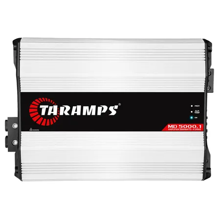 Módulo Amplificador Taramps Md 5000.1 5000w Rms De 1 Canal Para Som Automotivo 4 Ohms Branco