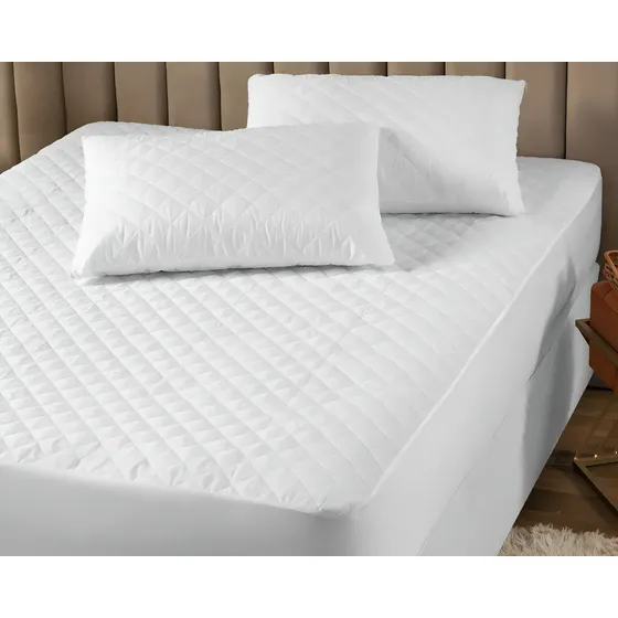 Protetor De Colchão Capa Impermeável Matelado Queen Branco
