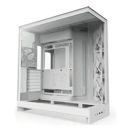 Gabinete Nzxt H9 Flow Branco Com 4 Fans