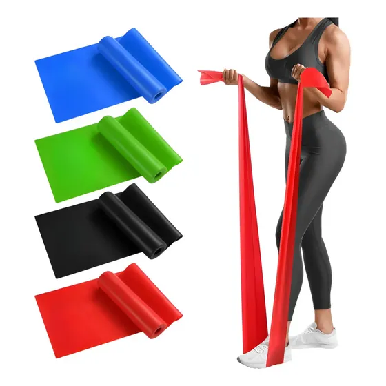 4 Un Faixa Elástica Theraband Exercício Pilates Fisioterapia