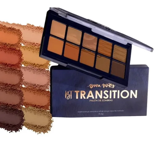 Paleta De Sombras Bt Transitions - Bruna Tavares + Cor Único
